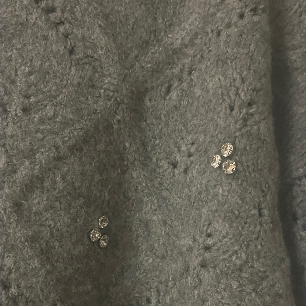 House of Harlow 1960 Charcoal Knit Cardigan - Picture 4 of 6